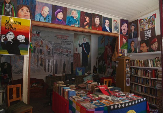 There were some big paintings visible in the alcove